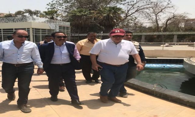 فى أولى جولاته التفقدية.. وزير قطاع الأعمال العام هشام توفيق يزور حديقة الميريلاند بمصر الجديدة