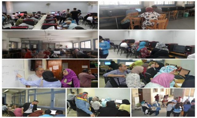بالصور .. معامل جامعة عين شمس تواصل إستقبال طلاب المرحلة الثانيه لليوم الثاني علي التوالي