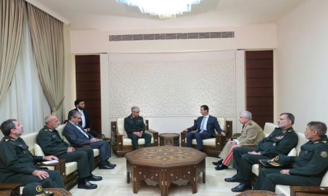 بشار الأسد يبحث مع وزير الدفاع الإيرانى تعزيز التعاون بين البلدين