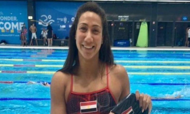 السباحة فريدة عثمان تعلن عدم تواجدها في أولمبياد باريس 2024
