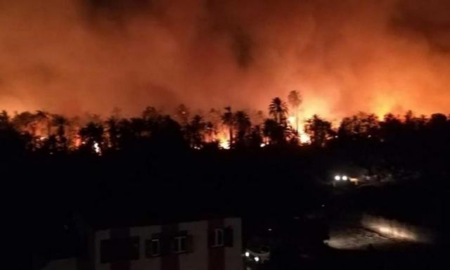 اندلاع حريق جديد في قرية الراشدة بالوادي الجديد