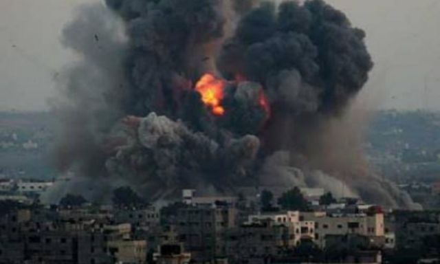 قصف إسرائيلي وسط قطاع غزة