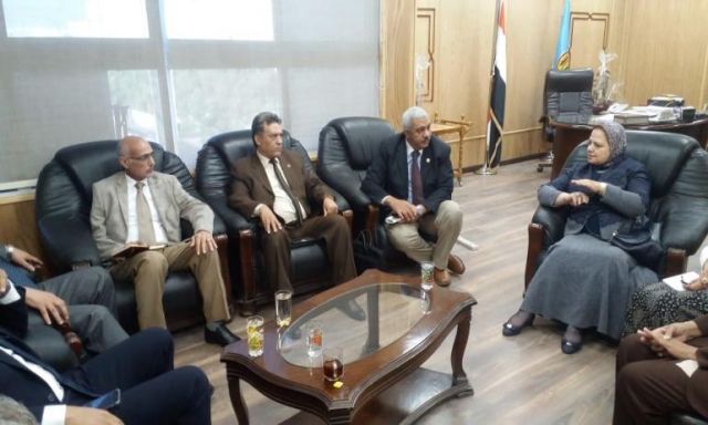 نائب رئيس جامعة الأزهر يستقبل وفدا من وزارة التعليم الليبية لبحث التعاون العلمي