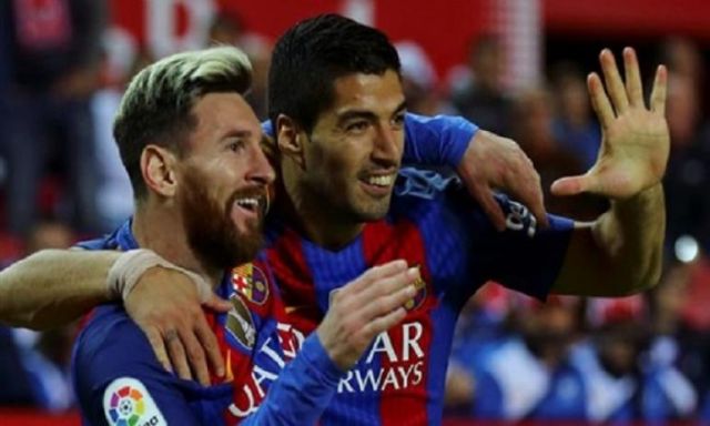 ميسي وسواريز يقودان هجوم برشلونة أمام أتلتيكو مدريد