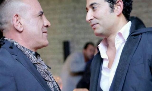 شاهد.. عمرو سعد ومحمد لطفى فى كواليس مسلسل ”بركة”