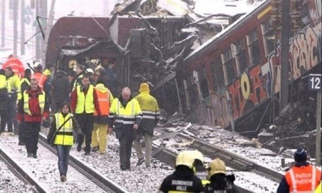 هيئة السكك الحديدية البلجيكية تهاجم شركة لاستخدام صور تصادم قطارين في فيلم رعب