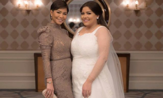 شيرين عبد الوهاب تهنئ شقيقتها بمناسبة زفافها
