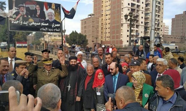 بالصور .. حزب الغد يحتفل بأعياد الشرطة في منيا القمح