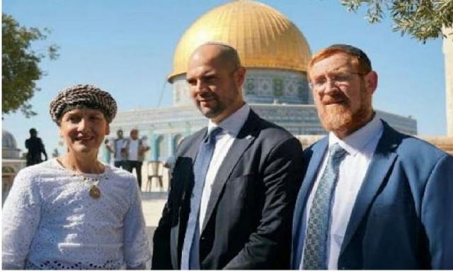 برلماني إسرائيلي متطرف يحتفل بزفافه في المسجد الأقصى