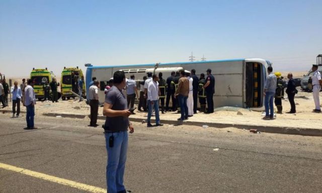 ”الصحة”: مصرع وإصابة 39 شخصا فى انقلاب أتوبيس بجنوب سيناء