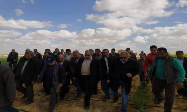 كواليس جولة وزير الزراعة داخل مشروع الـ 1.5 مليون فدان بمحافظة المنيا