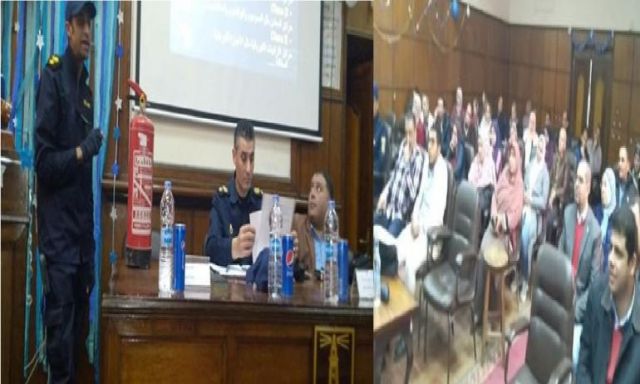 الدفاع المدنى والإطفاء وجامعة الإسكندرية يشاركان فى إجراءات تجارب الإخلاء فى حالة حدوث كارثة