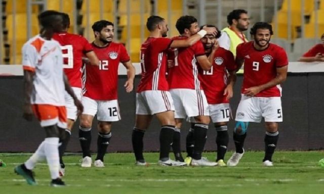 انطلاق الشوط الثاني من مباراة مصر والنيجر