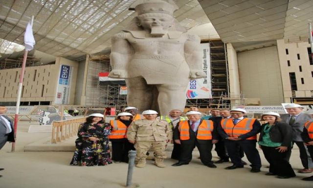 شاهد بالصور ..  كواليس زيارة الأمين العام للأمم المتحدة للمتحف المصري الكبير