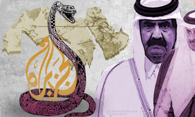 ثورة عربية ضد الجزيرة .. و صور السيسى تحاصر ”القناة ” المشبوهة ”