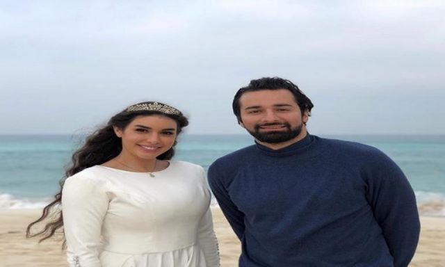 صورة.. ياسمين صبري وأحمد حاتم في كواليس مسلسل ”حكايتي”