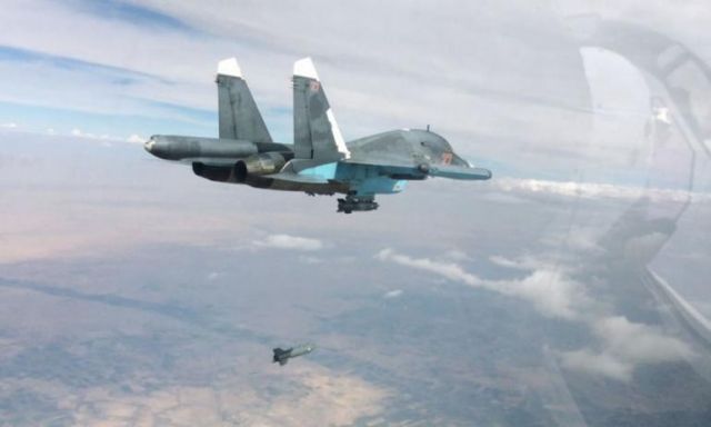 الدفاع الروسية: مقاتلة ”سو-27” تعترض طائرة استطلاع أمريكية