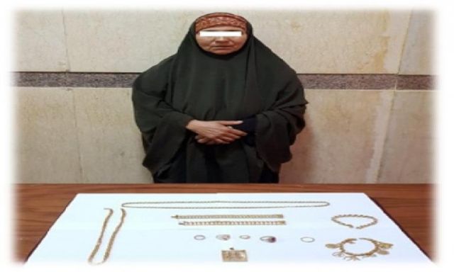 سقوط سيدة قامت بسرقة كمية من المشغولات الذهبية من شقة سكنية تعمل بها بالقاهرة