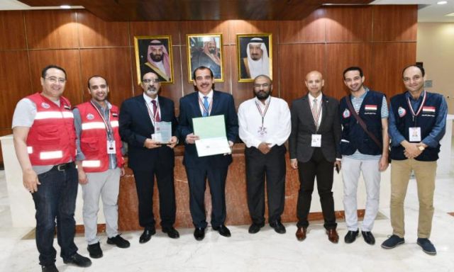 وزارة الصحة السعودية تكرم ” البعثة الطبية المصرية للحج”