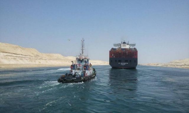 قناة السويس الجديدة تشهد اليوم عبور أكبر سفينة حاويات فى العالم