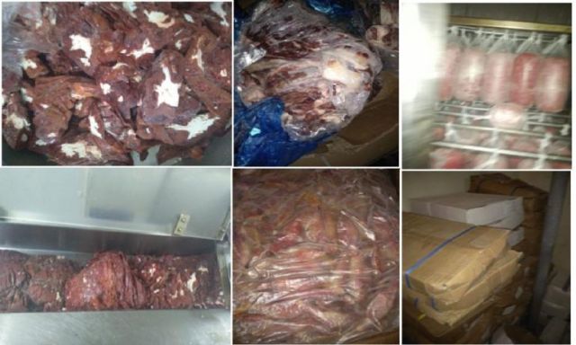 ضبط 13,500 طن من اللحوم والدواجن ومصنعاتها غير صالحة للإستهلاك الآدمى بالإسكندرية
