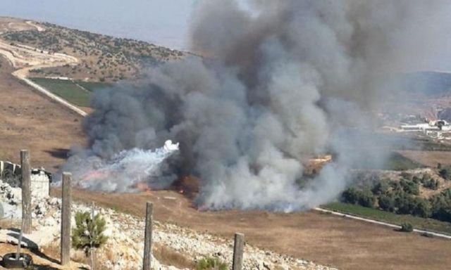 اشتعال النيران بأحد المستوطنات الاسرائيلية