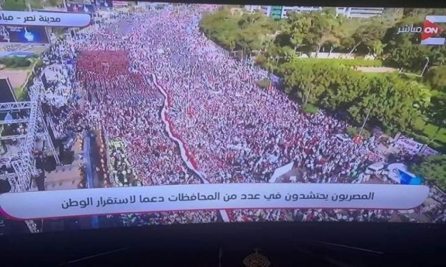 مصر فى ضهرك يا سيسى ..الشعب يعيد ذكرى ثورة ٣٠ يونيو فى شوارع المحروسة