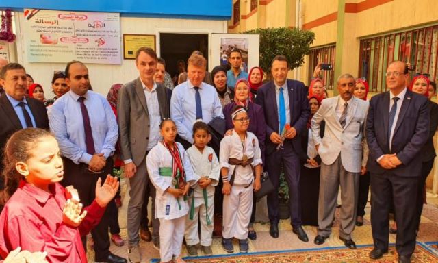 وفدالاتحاد الأوروبي واليونسيف يزور مدارس الدمج بالإسكندرية