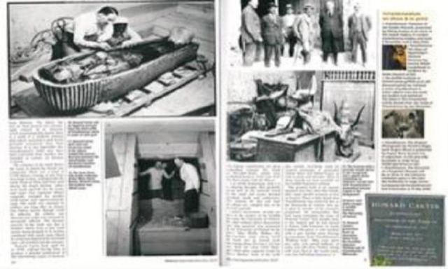 افتتاح معرض الملك توت عنخ آمون يتصدر الصفحات الأولي للصحف البريطانية