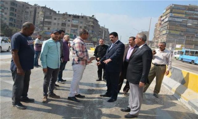 ”مرزوق” يتفقد تطوير شارعي 15 مايو وأحمد عرابي بشبرا الخيمة