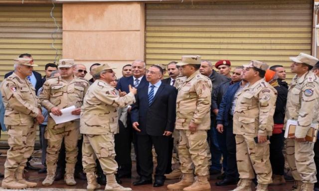 محافظ الإسكندرية وقائد المنطقة الشمالية العسكرية يتفقدان مشروع بشاير الخير 2 