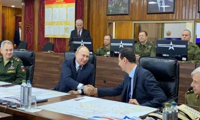 كواليس لقاء الرئيس الروسى ونظيره السورى بشار الأسد
