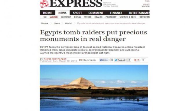 مطالبات بنزع الإشراف على الآثار المصرية من الحكومة ونقل تبعيتها لمنظمة اليونسكو