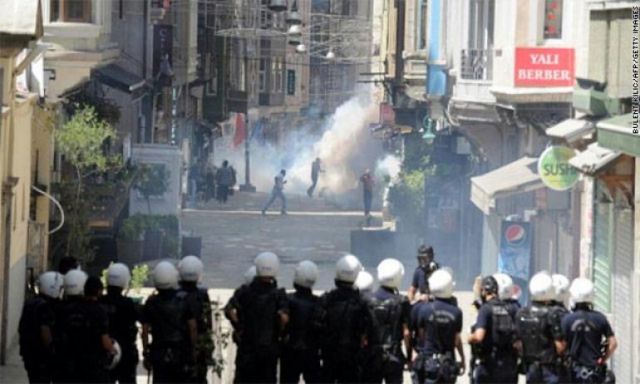 بالصور.. 10 مشاهد من احتجاجات اسطنبول