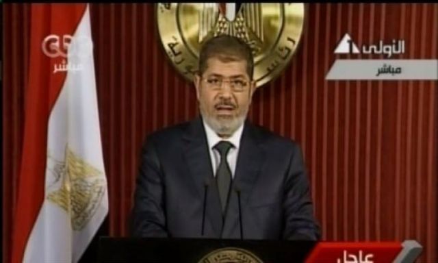 مرسى ينتقد مكرم محمد أحمد فى خطابه .. ويؤكد: الرئيس مرسى : غداً سنجد صفوت الشريف وزكريا عزمى من الثوار